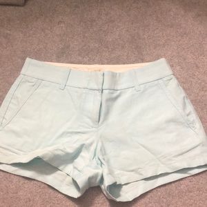 J. Crew Light Blue Chino Shorts